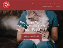 Tablet Screenshot of okcanimalemergency.com